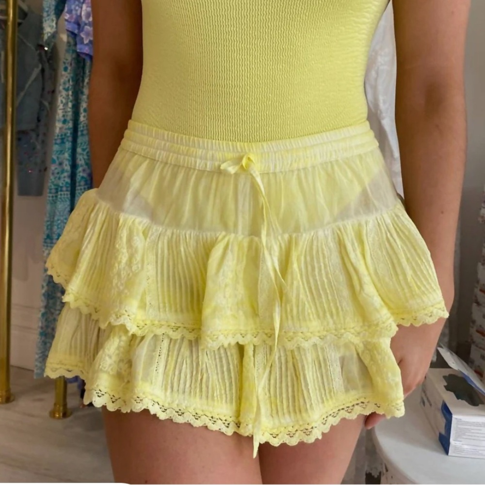 Muche Muchette coquette skort in yellow